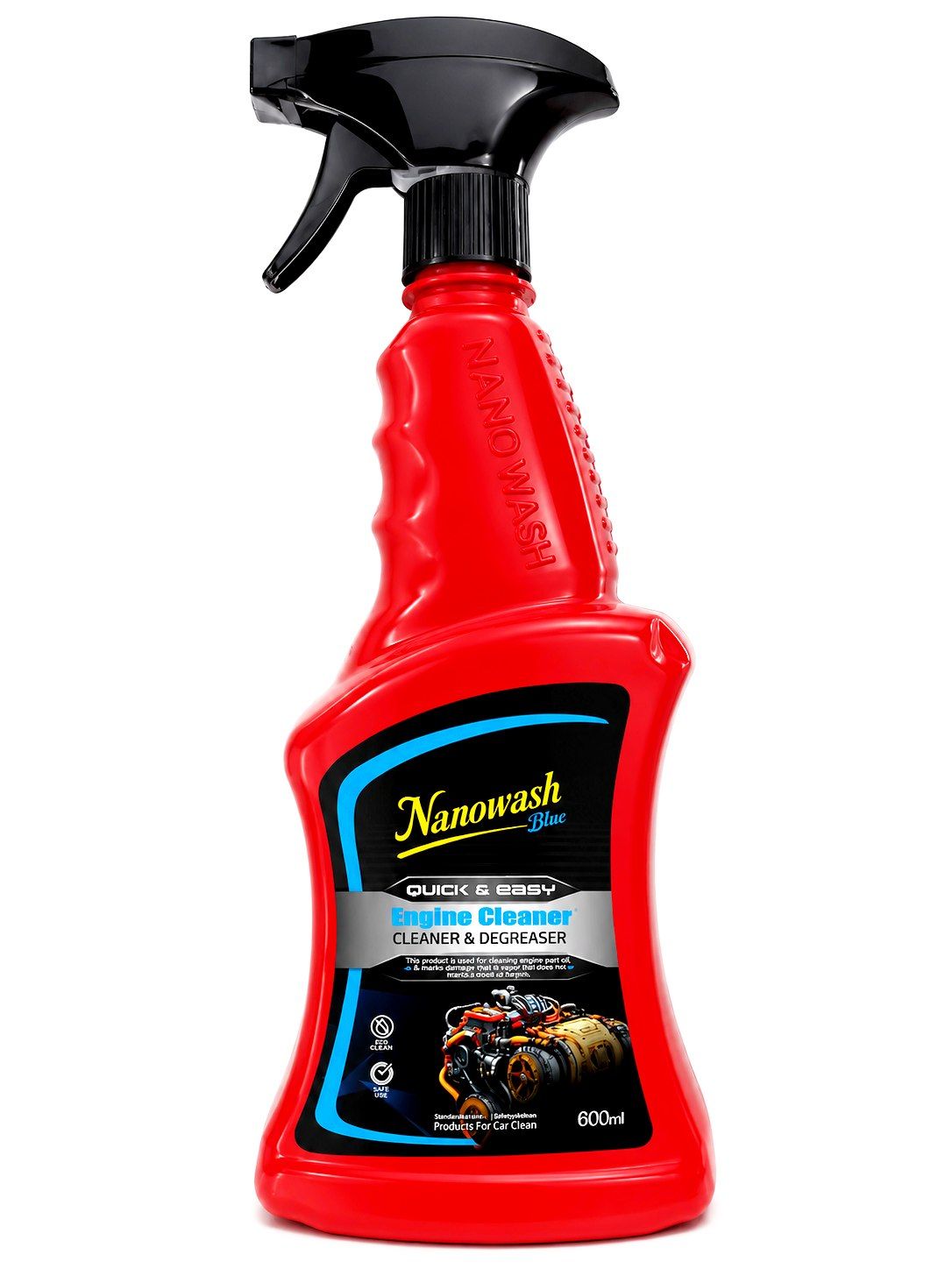 اسپری افشان تمیز کننده موتور خودرو برند NANO WASH